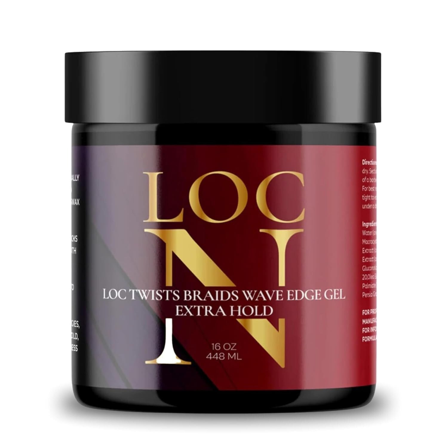 LOC N GEL LOC Twists Braids Wave Edge Gel 16 OZ. Extra Hold – Free Shipping