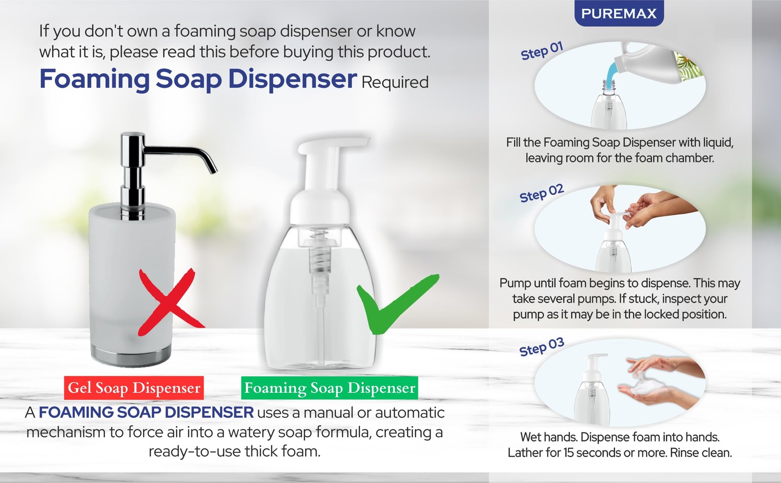 Foaming Hand Soap Refills | Lemon Basil | All-Natural | Gentle, Moisturizing …
