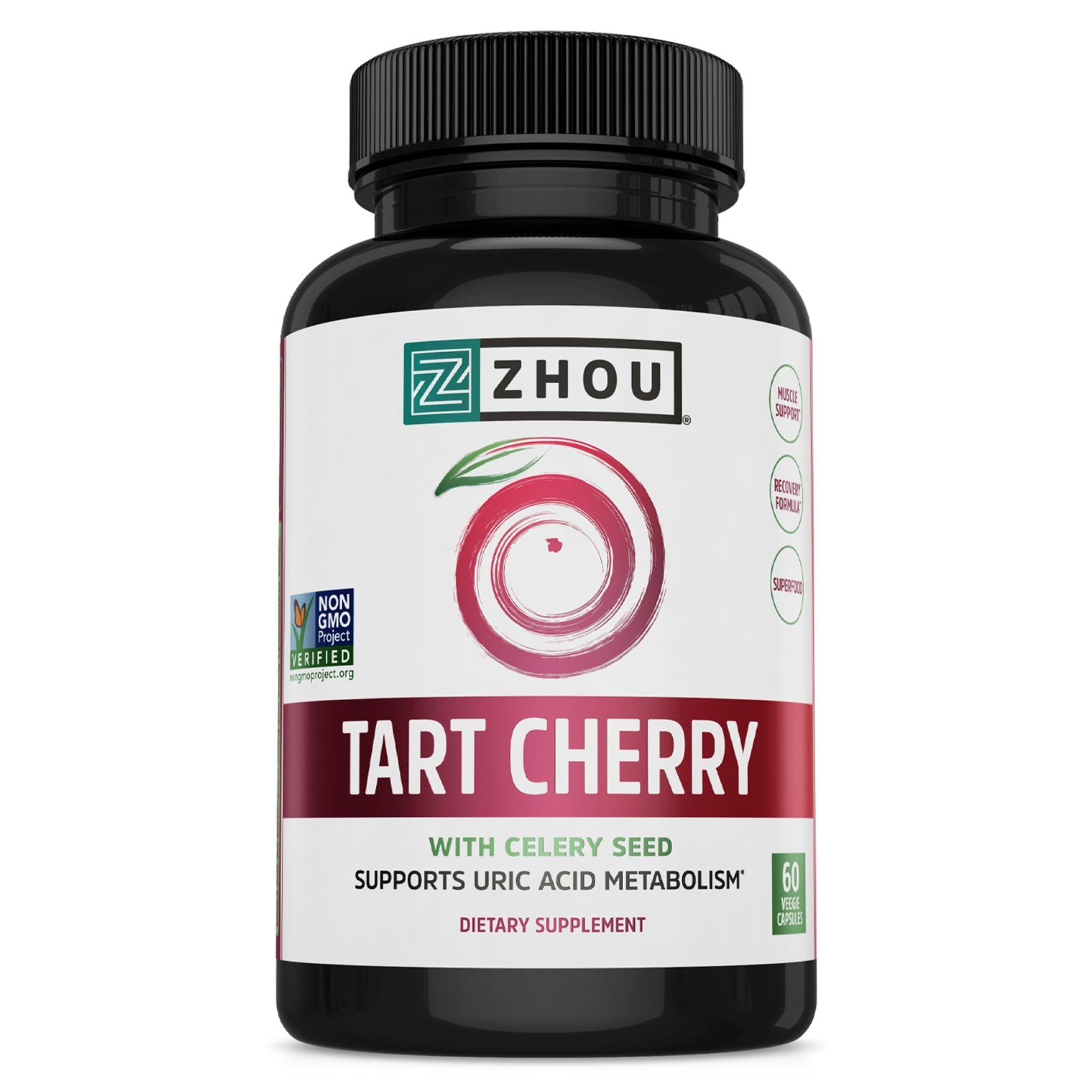 Tart Cherry Extract Capsules – 60 Count – Natural Sleep Aid & Antioxidant Suppor