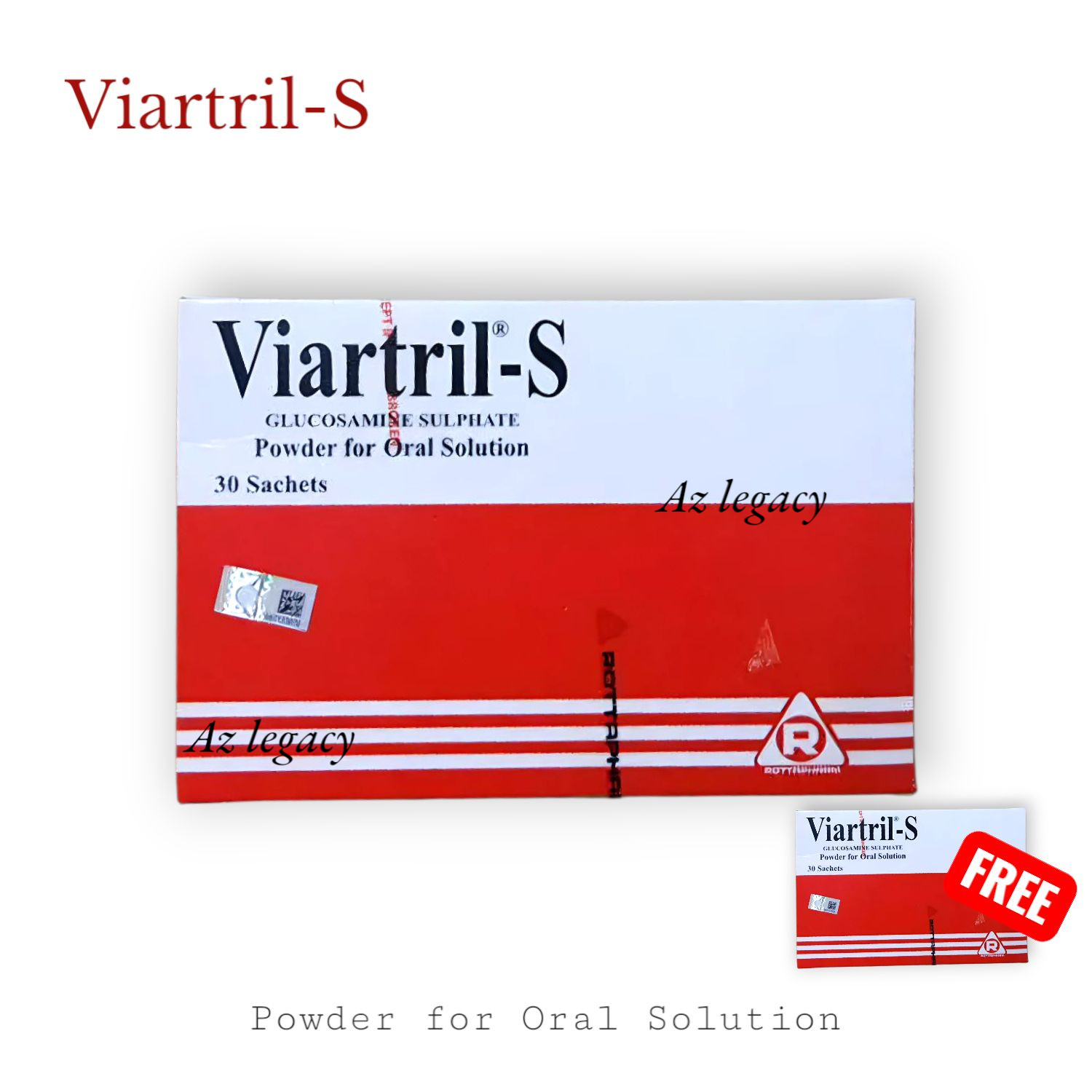 BUY 1 FREE 1 Viartril-S Powder For Joint Pain Glucosamine Sulphate 1500Mg 30’s