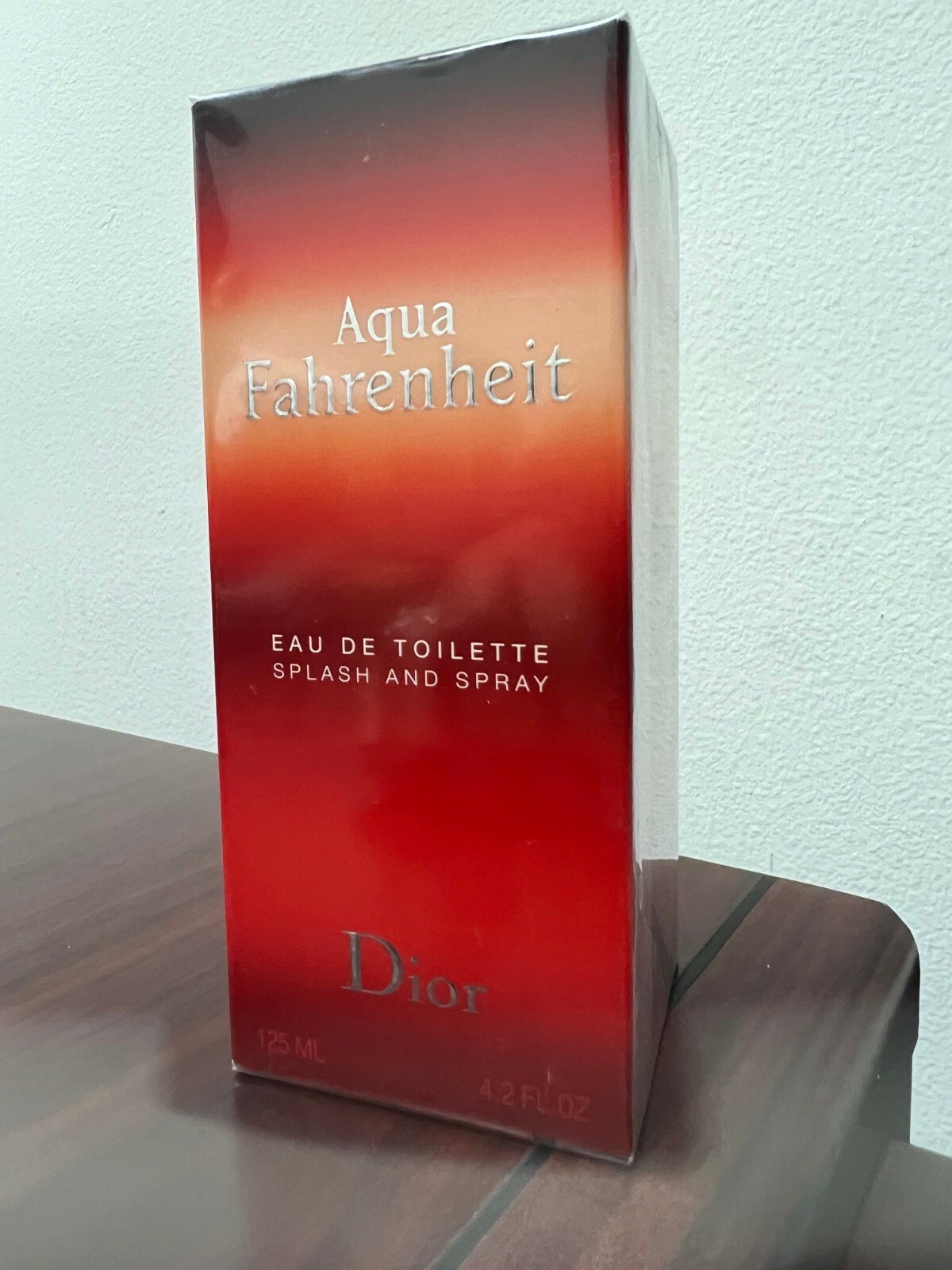 AQUA FAHRENHEIT CHRISTIAN DIOR 4.2 oz / 125 ML Eau De Toilette Splash Or Spray