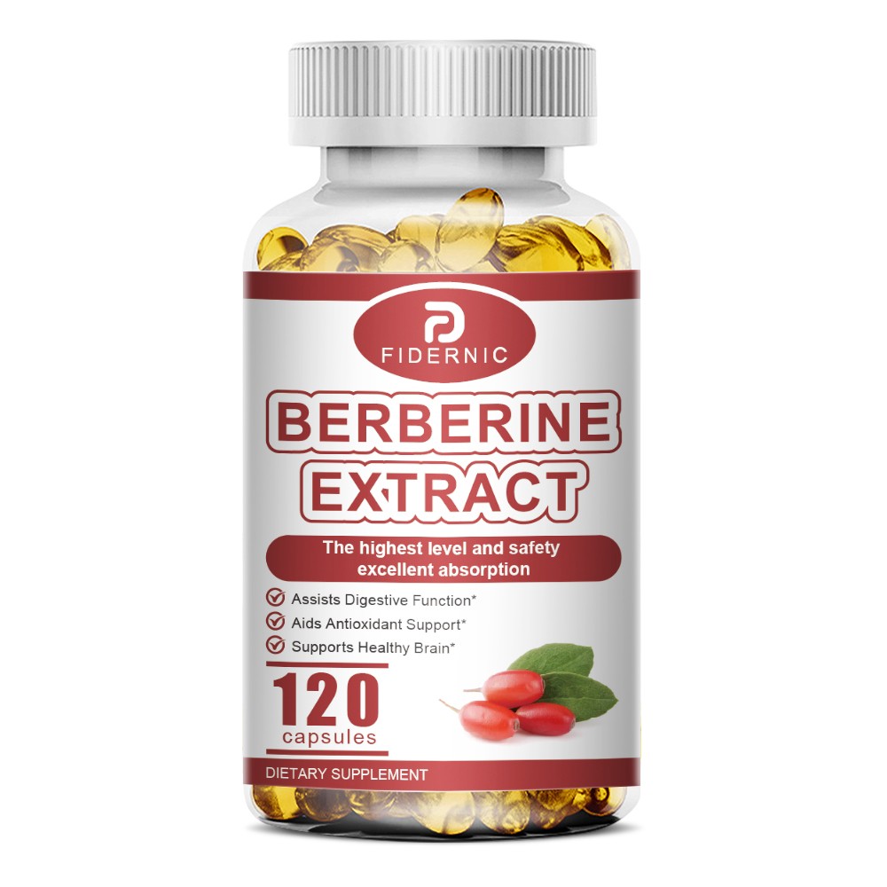 2 Bottle Berberine HCL 120 Capsules High Potency Dietary Supplement