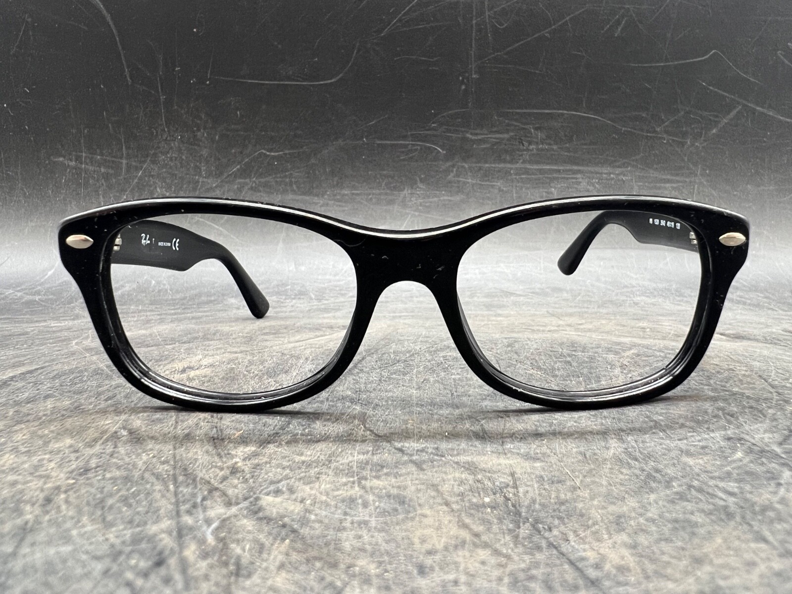 Unisex Youth Ray-Ban Eyeglasses Kids RB 1528 Full Frame Square Black Junior