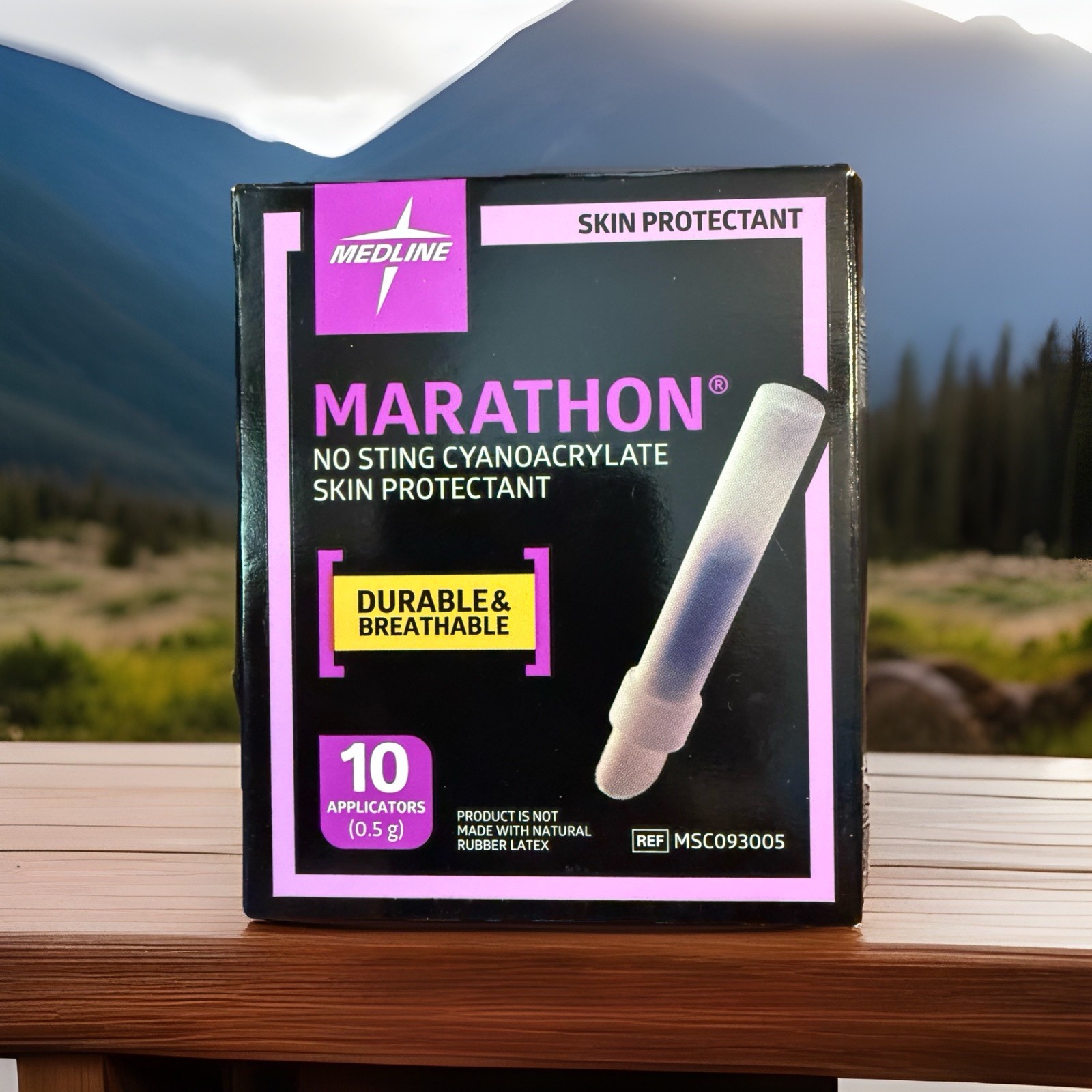 MSC09300 Medline Marathon Liquid Skin Protectant 0.5 g Ampule, 1 Box/10ct 270528