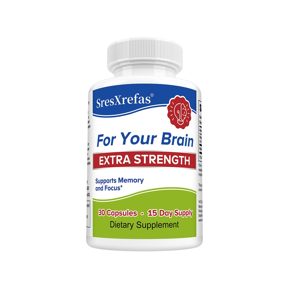 Brain Support Capsules-20mg Apoaequorin + Vitamin D3 for Memory&Focus 30~120Caps