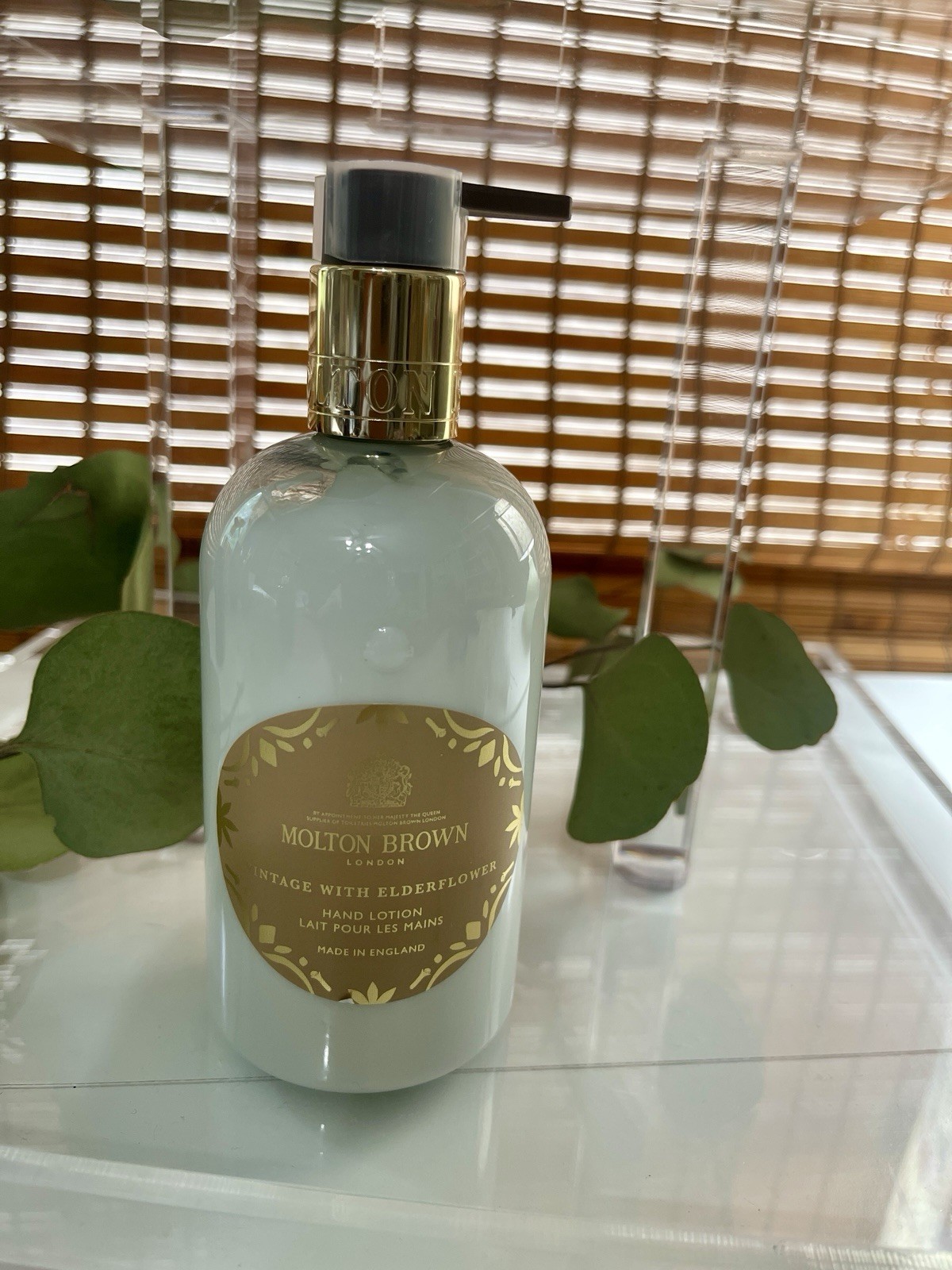 New w/o Box Molton Brown Vintage With Elderflower Hand Lotion full size 10oz HTF