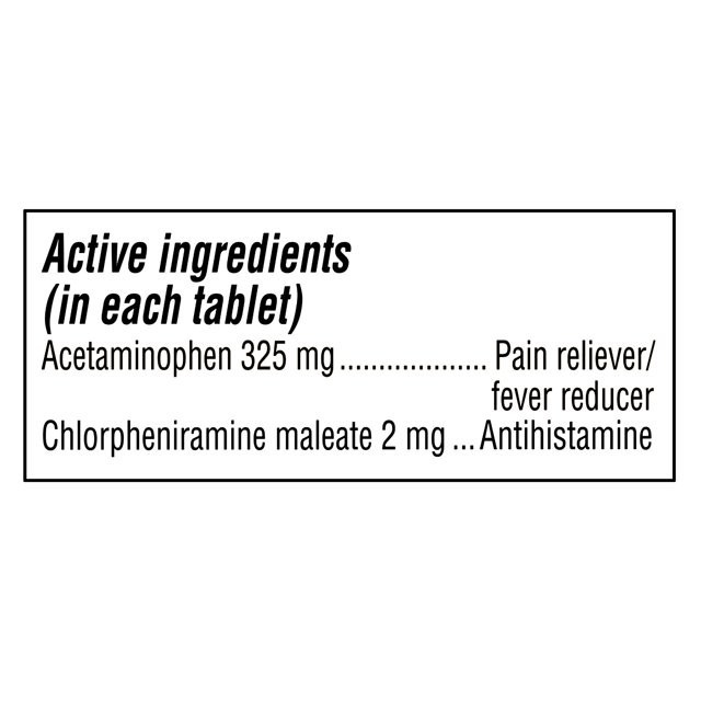 Equate Decongestant-Free Cold & Flu HBP Tablets 20 Count vs Coricidin HBP