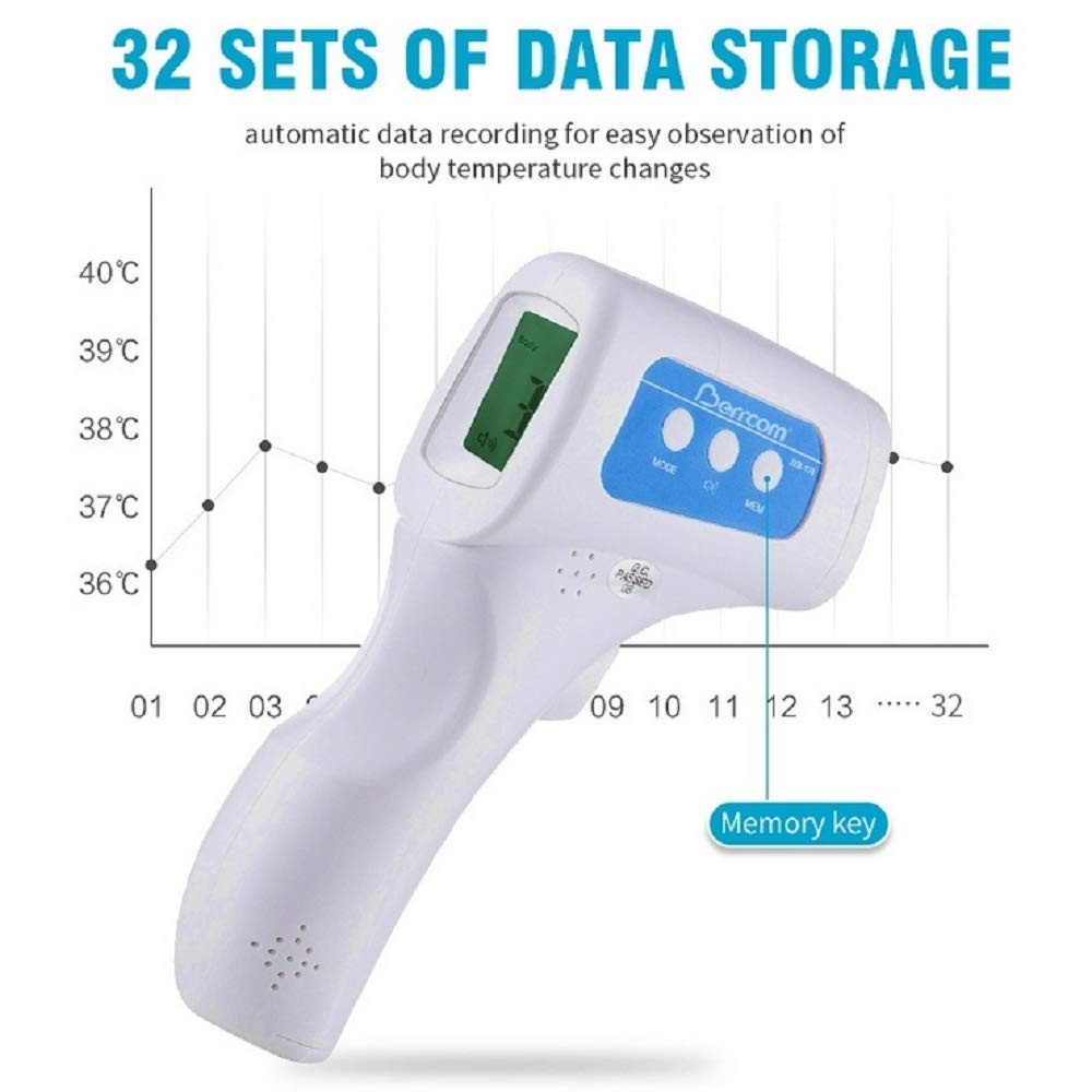 Infrared Forehead Thermometer Non Contact Digital Medical Fever Adult Baby Kids