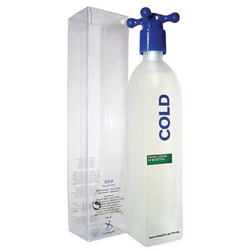 COLD by United Colors of Benetton 3.3 / 3.4 oz Men edt Cologne New in Box