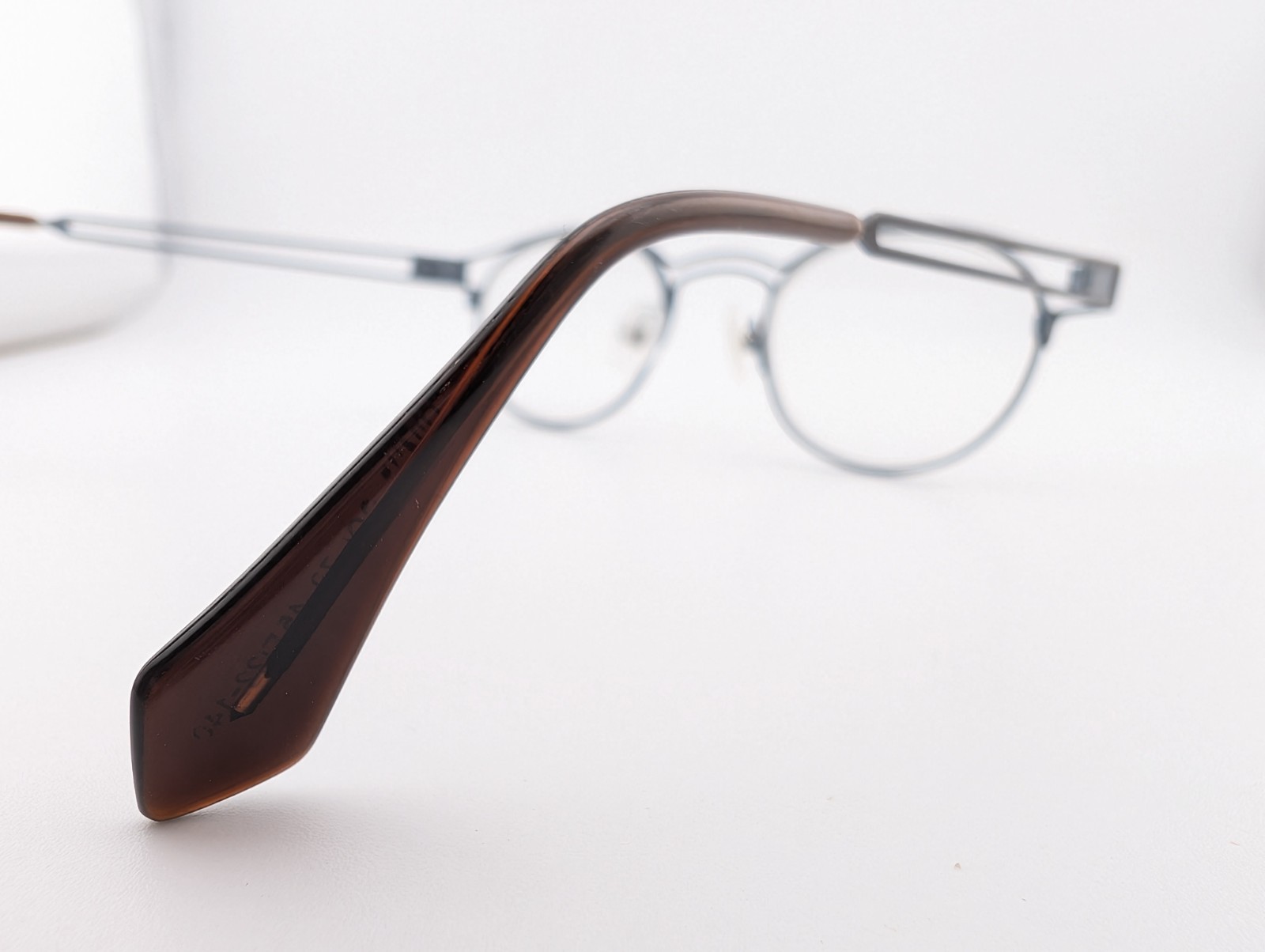 CZONE Eyeglasses, Frames Only, G3177 c70 Dark Brown/Grey, 45-22-140, Netherlands