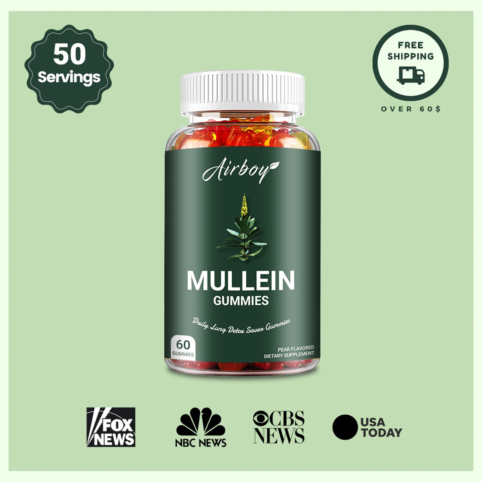 Mullein – Antioxidants, Lung Cleanse & Cough Relief, Respiratory Health, Detox