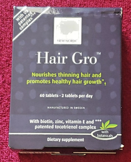 NORDIC Hair Gro Natural Hair Growth Product_60 Tablets_Exp: 03/2027_FAST SHIP