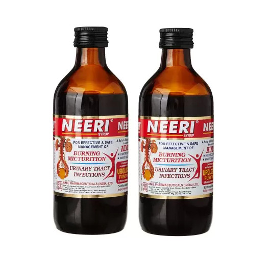 Aimil Pharma Ayurvedic Neeri Syrup 100ml (Pack of 2) with Free Shipping