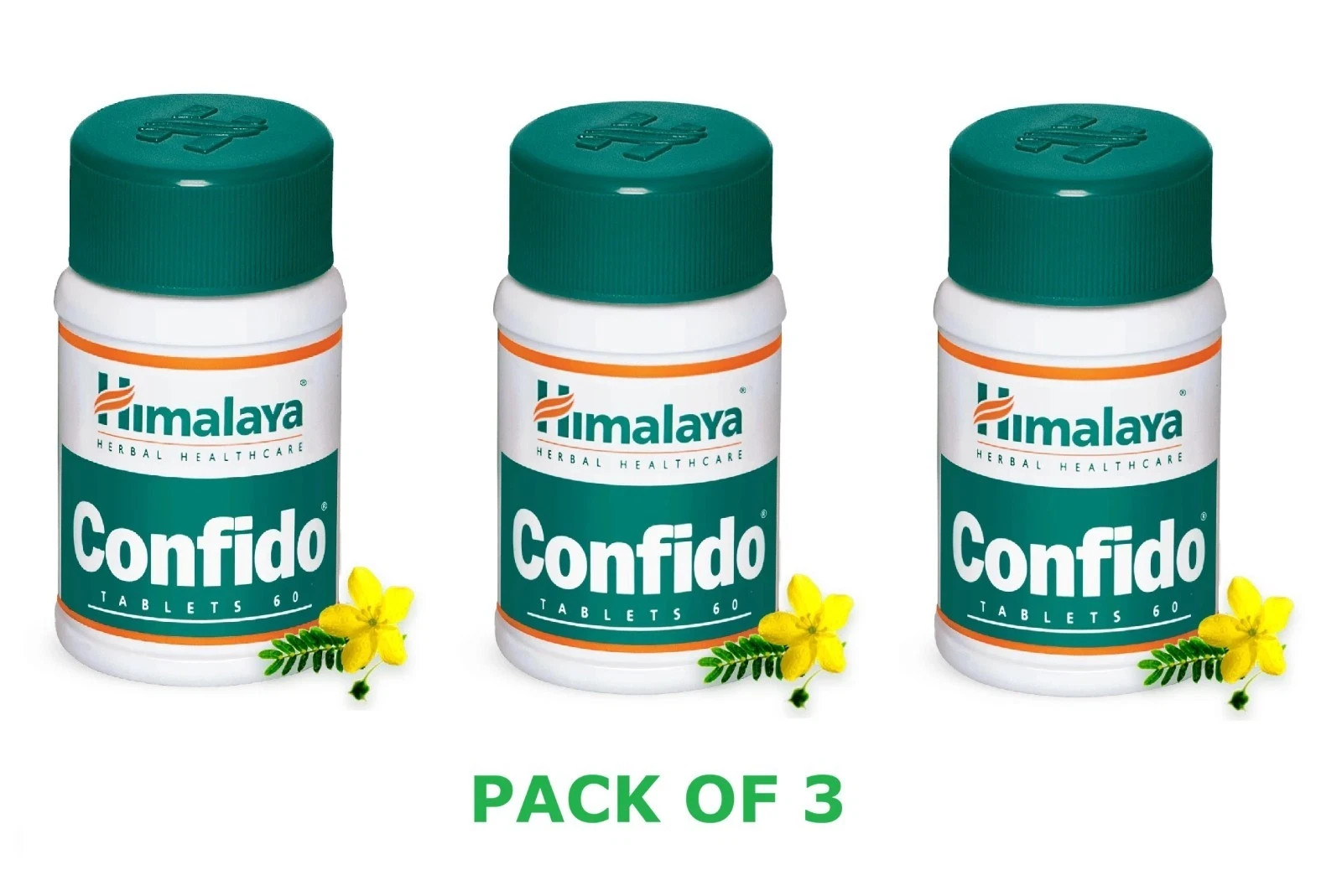 Confido Himalaya 180 Tablets (60 X 3) Ayurvedic Product Free Shipping