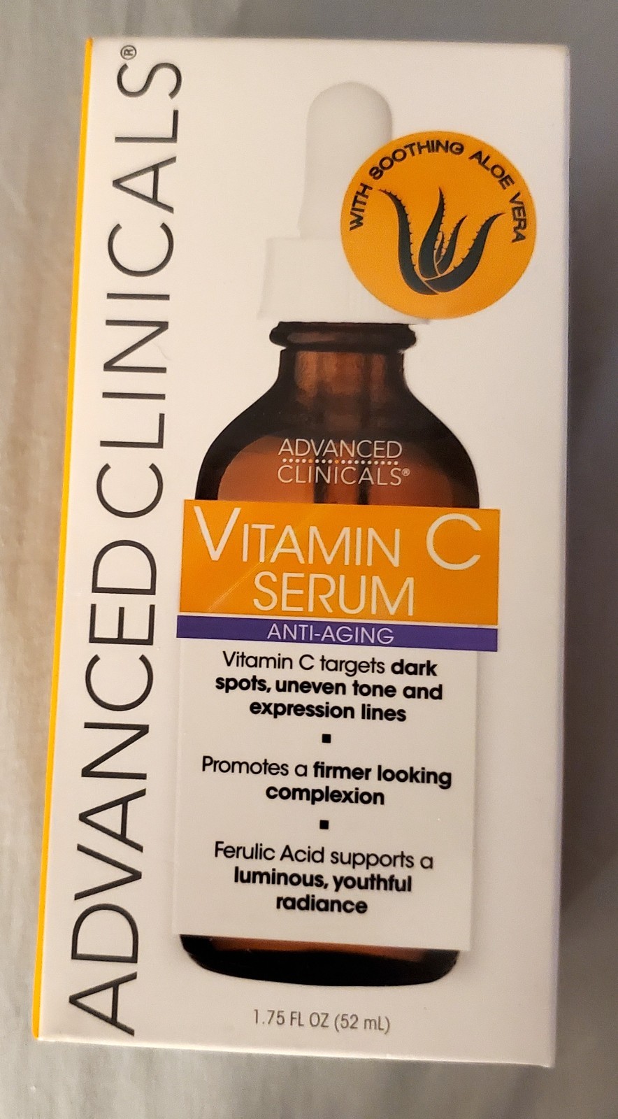 ADVANCED CLINICALS ~ VITAMIN C SERUM ~ 1.75 FL. OZ. ~ NEW IN BOX