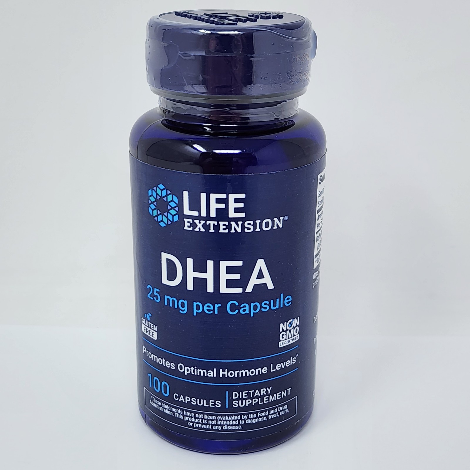 Life Extension DHEA 25 mg, 100 Capsules Exp 02/2028