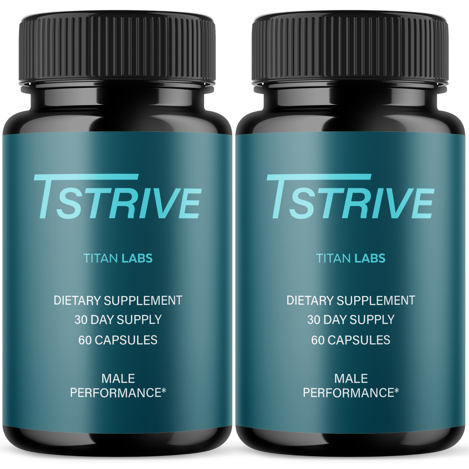 (2 Pack) Tstrive Advanced Male Support Performance Supplement 120 Capsules