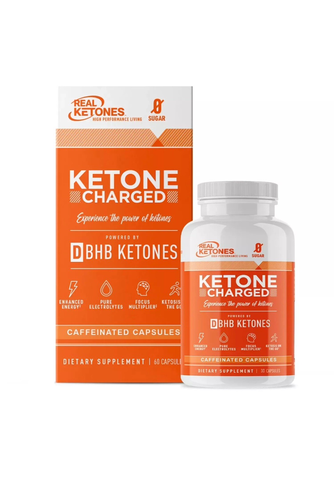 REAL KETONES DBHB Ketones Weight Loss W/Caffeine-Ketosis On The Go!- 30 Ct.-NEW!