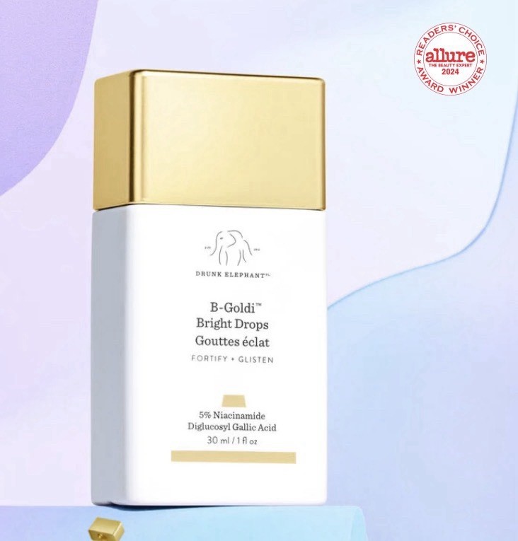 Drunk Elephant B-Goldi Bright Illuminating Drops – 1 Fl Oz / 30mL NIB