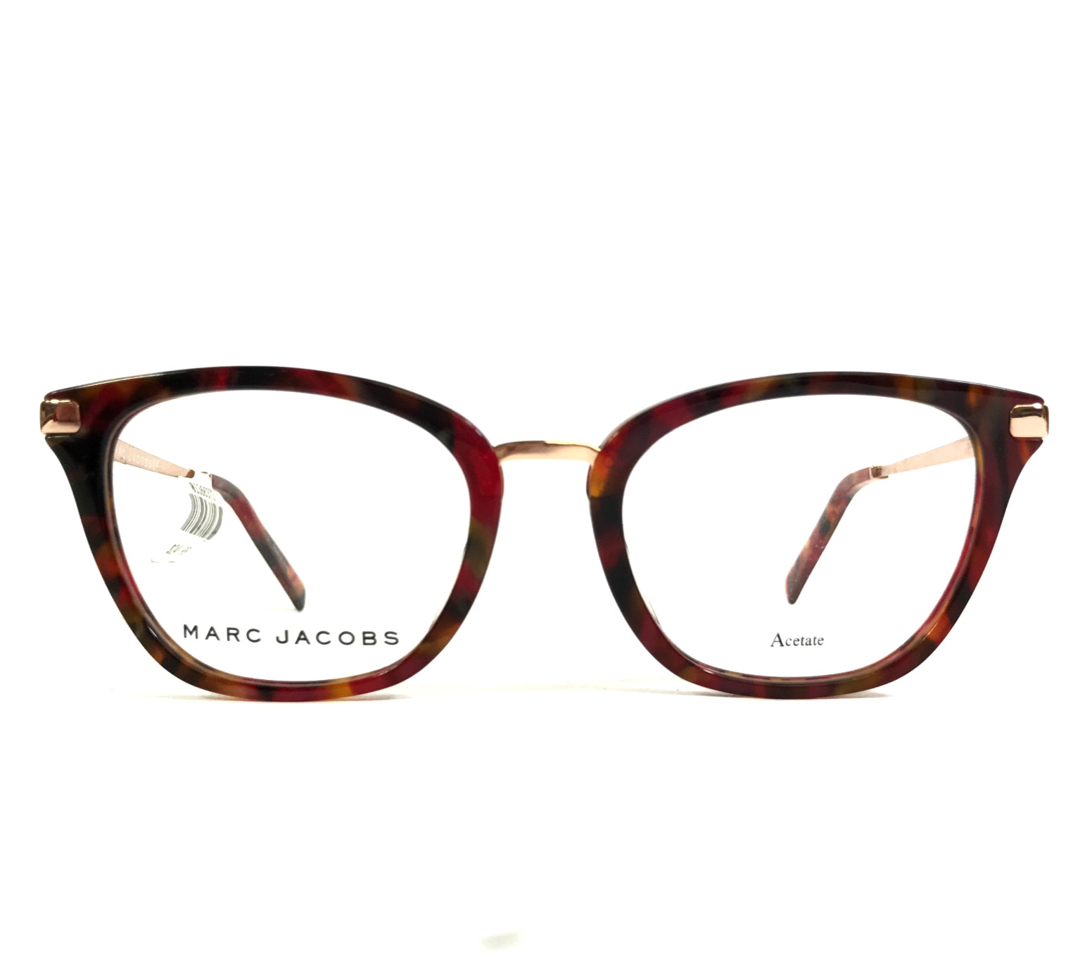 Marc Jacobs Eyeglasses Frames 397 O63 Red Havana Multicolor Cat Eye 50-19-145
