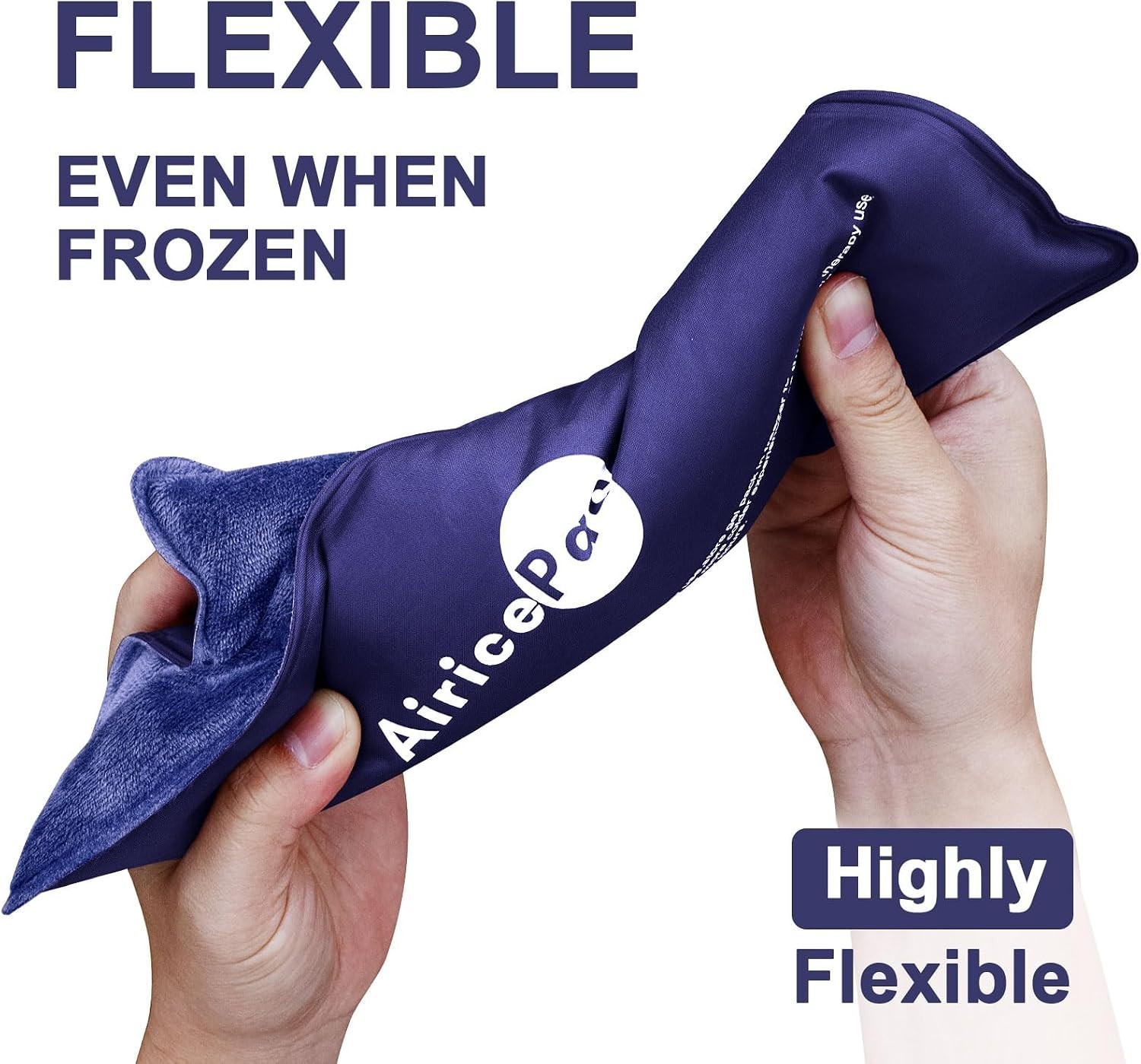 Durable Reusable Gel Cold Pack, 7”x11” for Inflammation and Injury Management