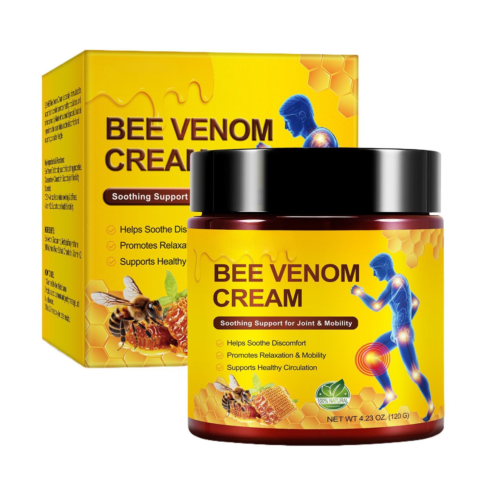 Bee Venom Pain Cream For Joint Bone Healing Arthritis Pain Relief Care Cream 120