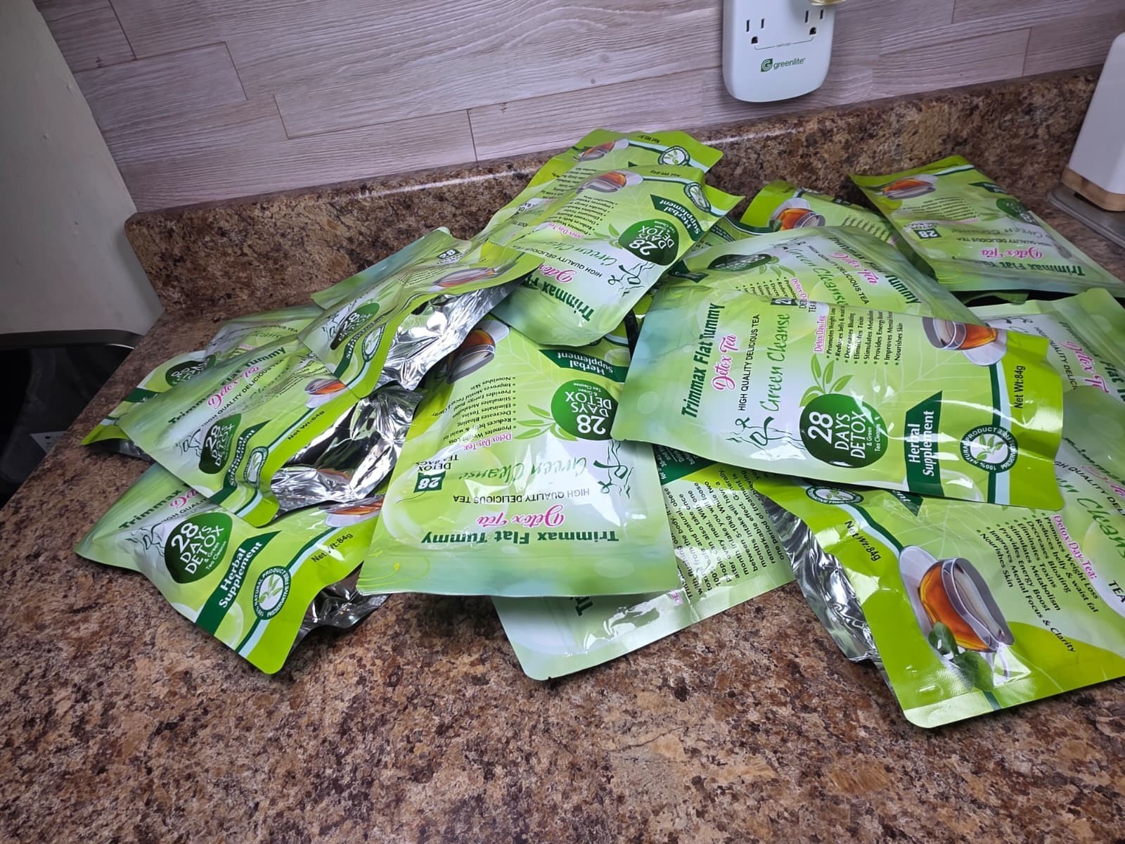 Trimmax Flat Tummy Detox Tea Green Cleanse 28 Days Senna Garcinia 84g