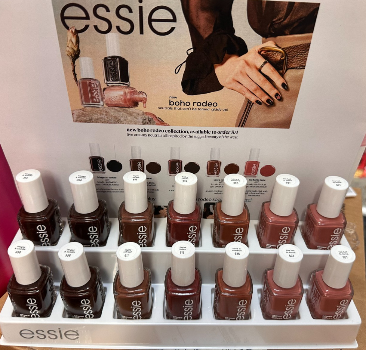 ESSIE nail polish Boho Rodeo Collection 2025 – Full Set 5 pcs (No display)