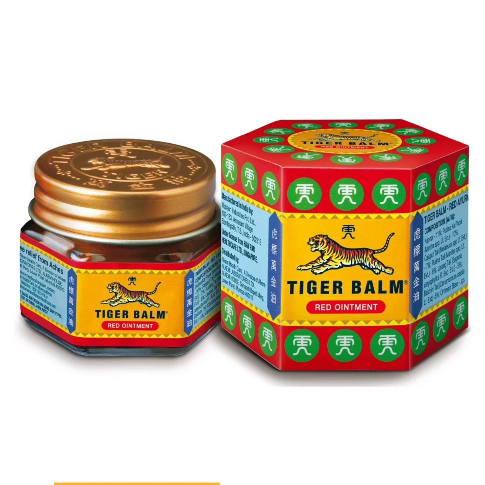 (2 PACK) Tiger Balm (Red) Super Strength Pain Relief Ointment 21ml – FREE SHIP