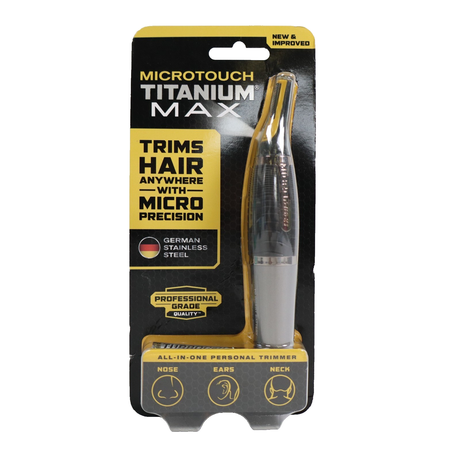 Microtouch Titanium Max Micro-Precision Trimmer For The Ultimate Groom