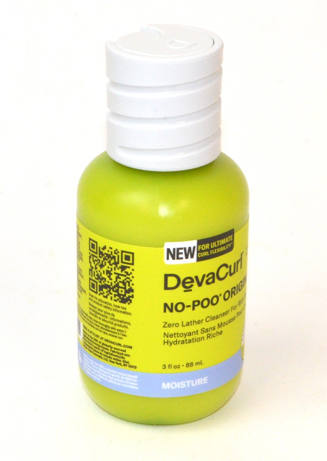 DevaCurl No-Poo Original Zero Lather Cleanser, 3 oz (88 ml) *New*