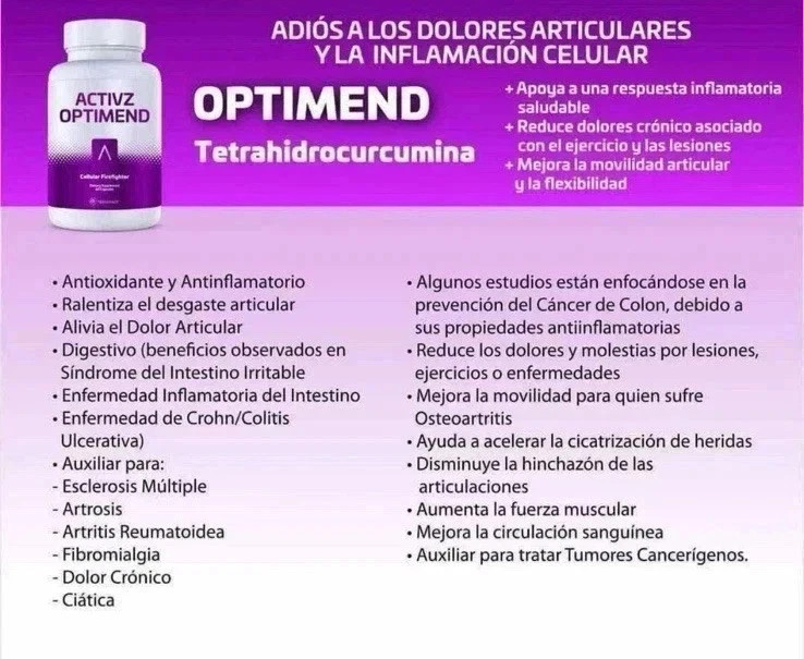 ACTIVZ OPTIMEND 60 Capsules Cellular Firefighter Free Shipping US. EXP 11/2026