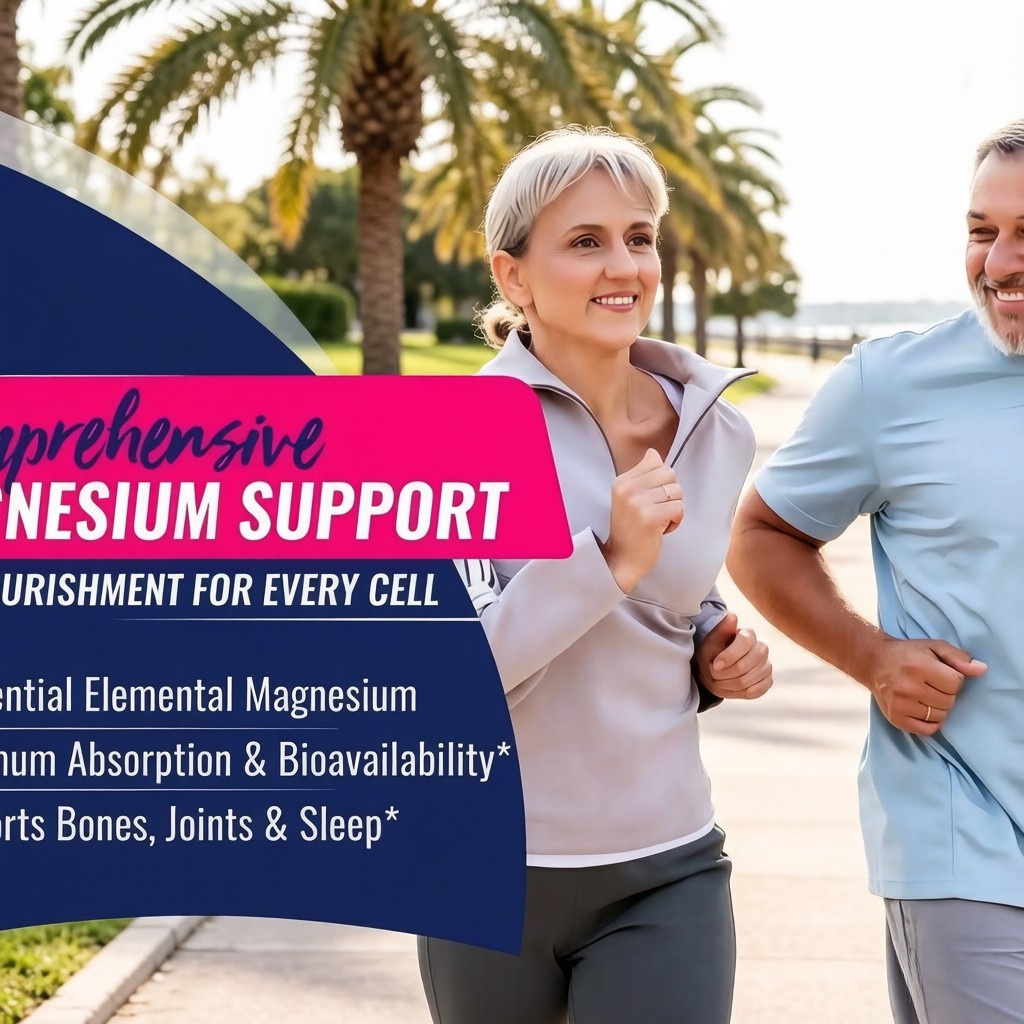 TopLux Magnesium Complex 1000mg – 7 Forms for Sleep & Muscle Support, 90ct
