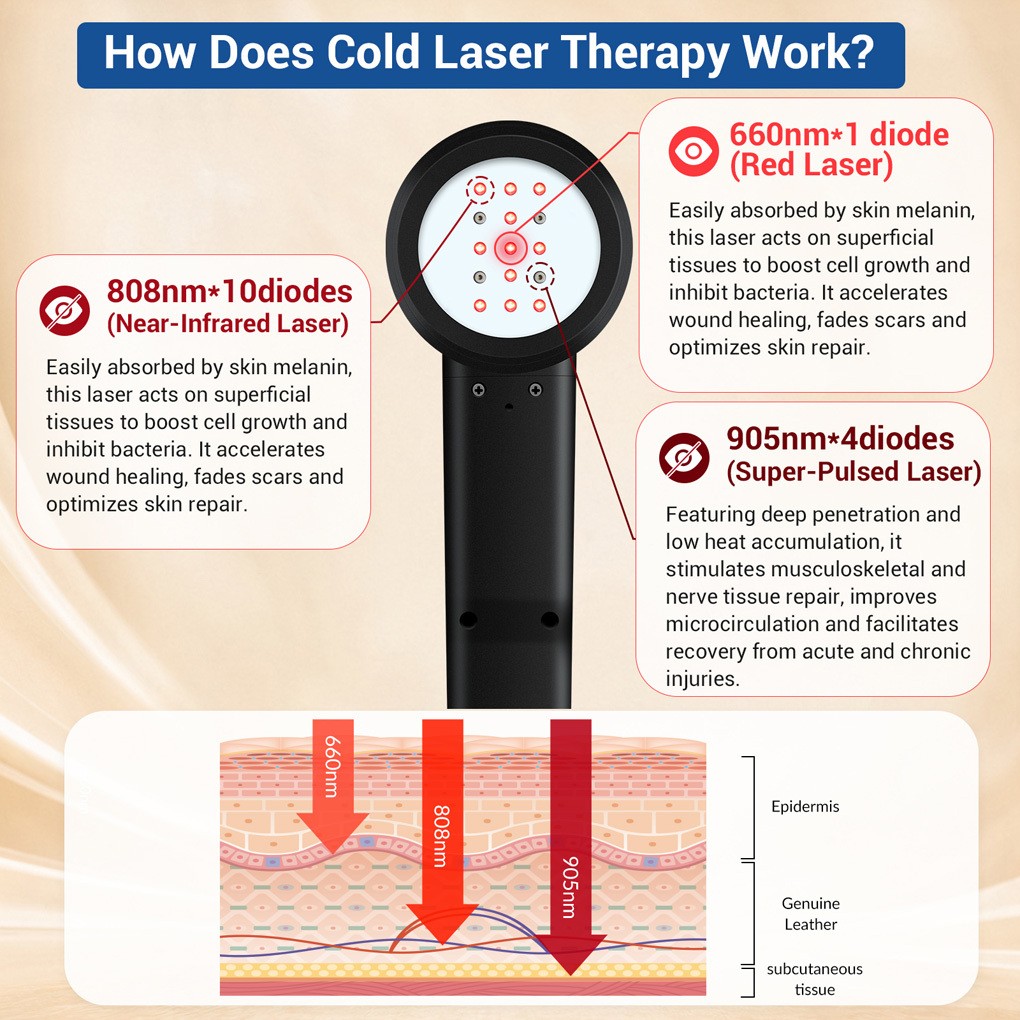 305W Deep Penetration Laser Device Accelerates Natural Healing and Tissue Repair