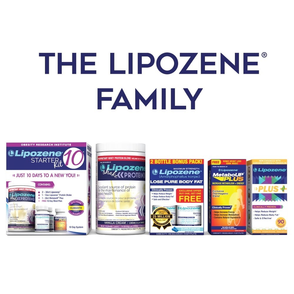 Lipozene Maximum-Strength Weight Loss Capsules 30 Pieces 2 pack bonus