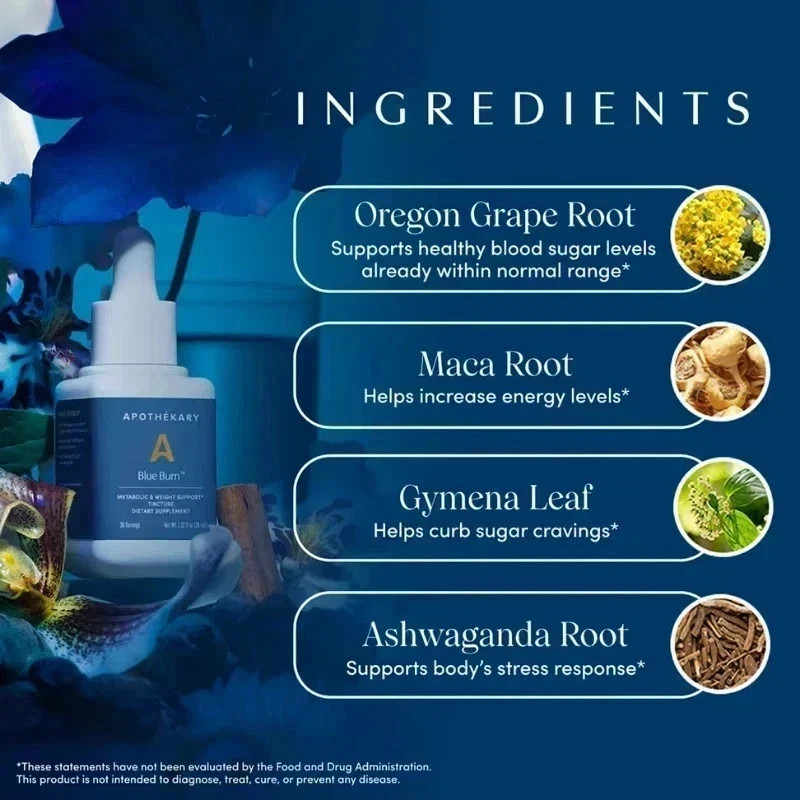 Apothekary Blue Burn: Vegan, Alcohol-Free, USA