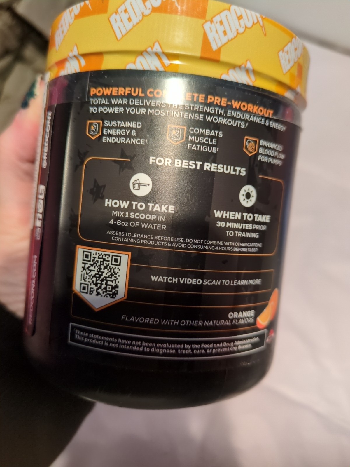 Total War®, Pre-Workout, Orange Crush, 15.66 oz (444 g)