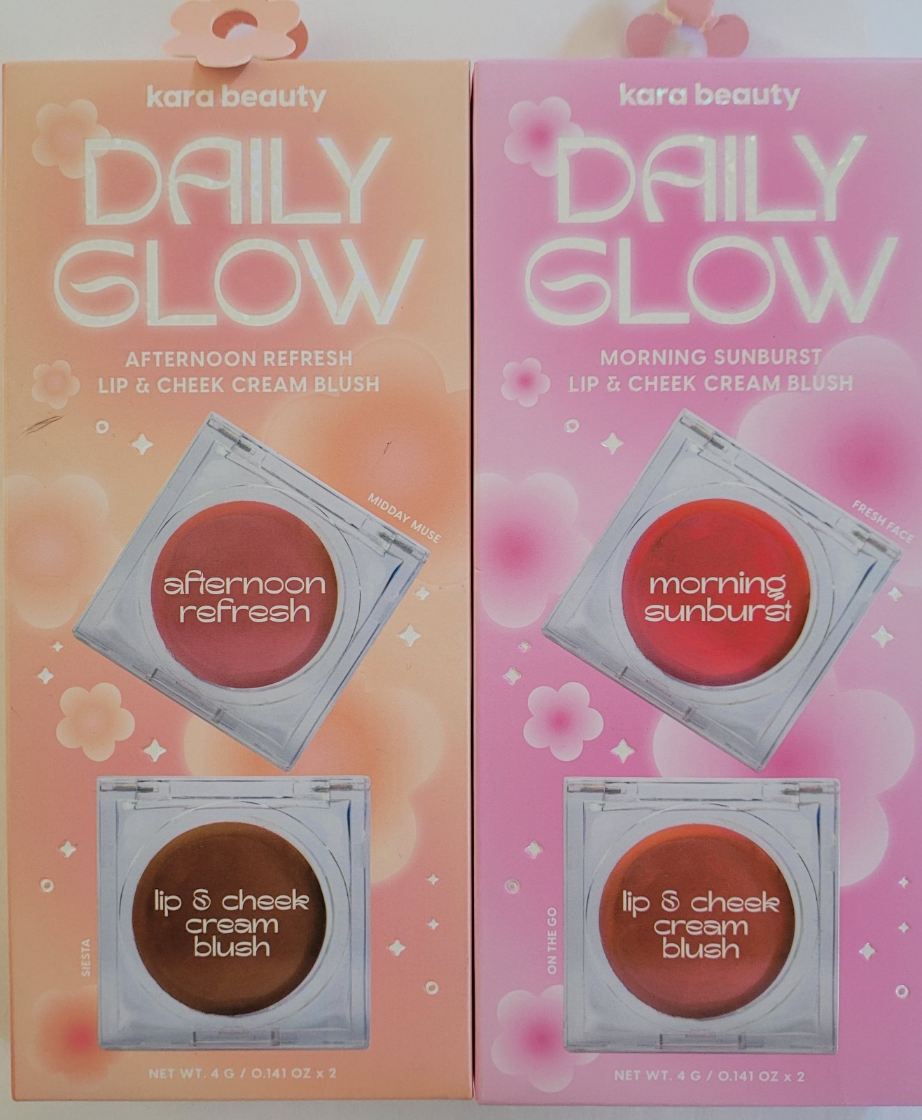 Kara Beauty Daily Glow Afternoon & Morning Lip And Cheek Creme Blush