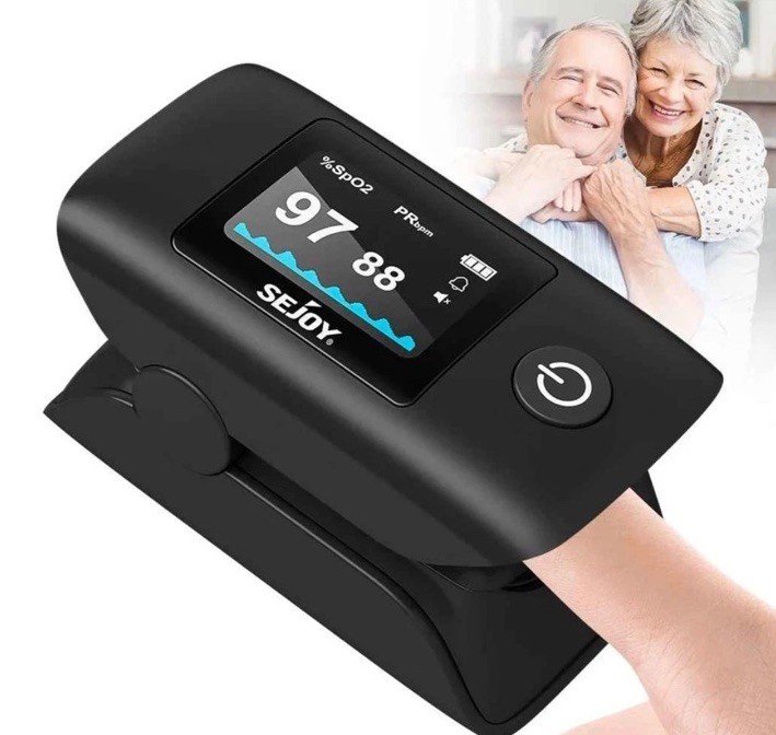 Sejoy Digital Wrist Blood Pressure Monitor & Finger Pulse Oximeter OLED Blood