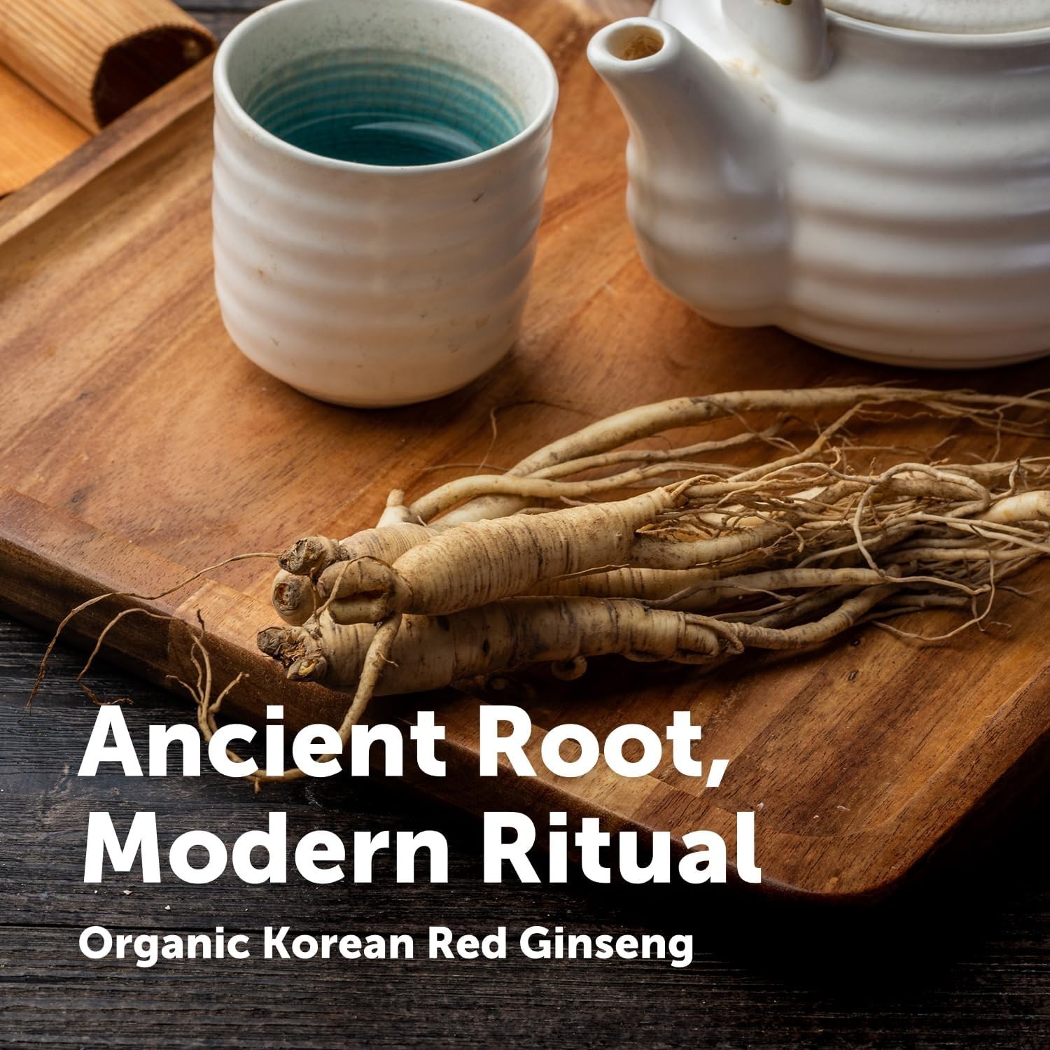 Pure 4oz Korean Red Ginseng Powder – Antioxidant Rich Superfood for Daily Energy