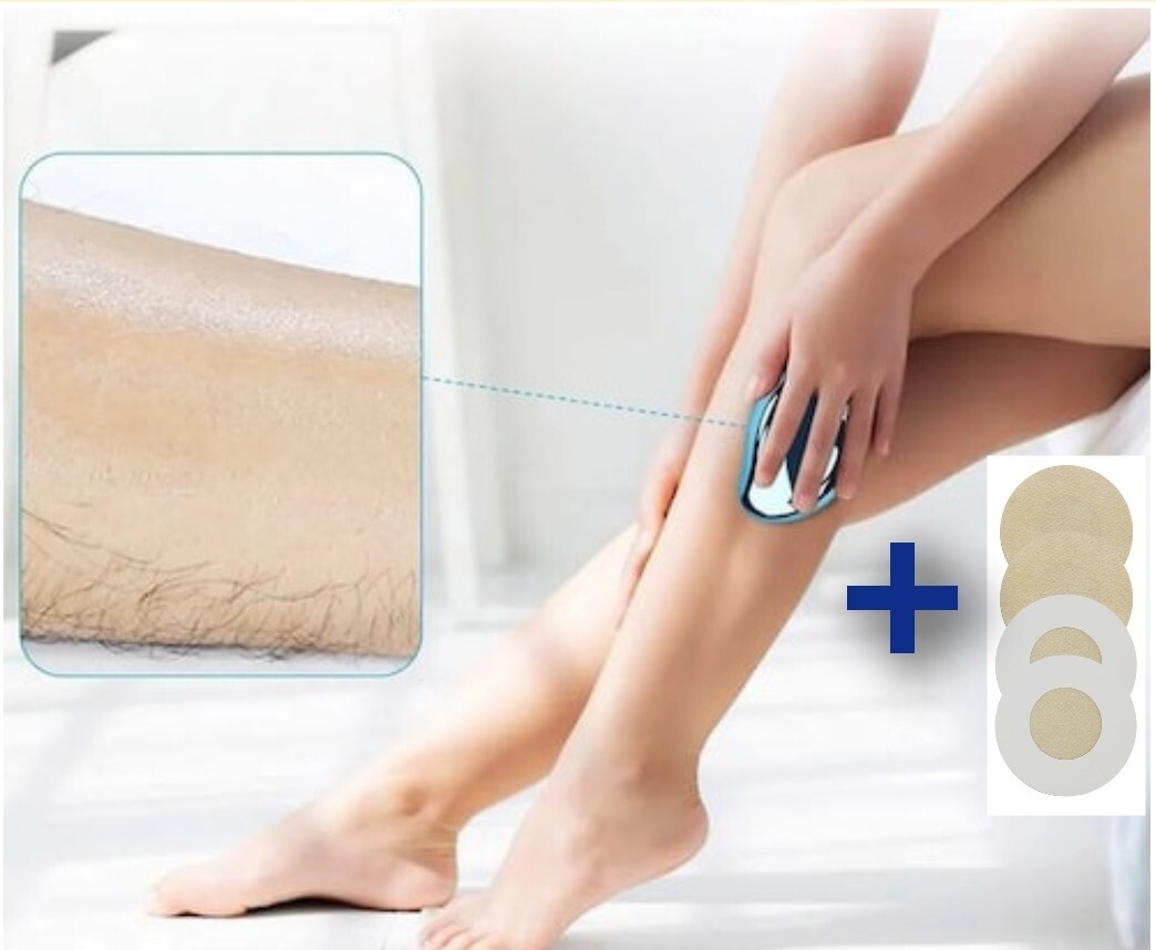 Crystal Hair Epilator Painless Exfoliation Hair Remover, Shaver, MEN AND WOMAN-