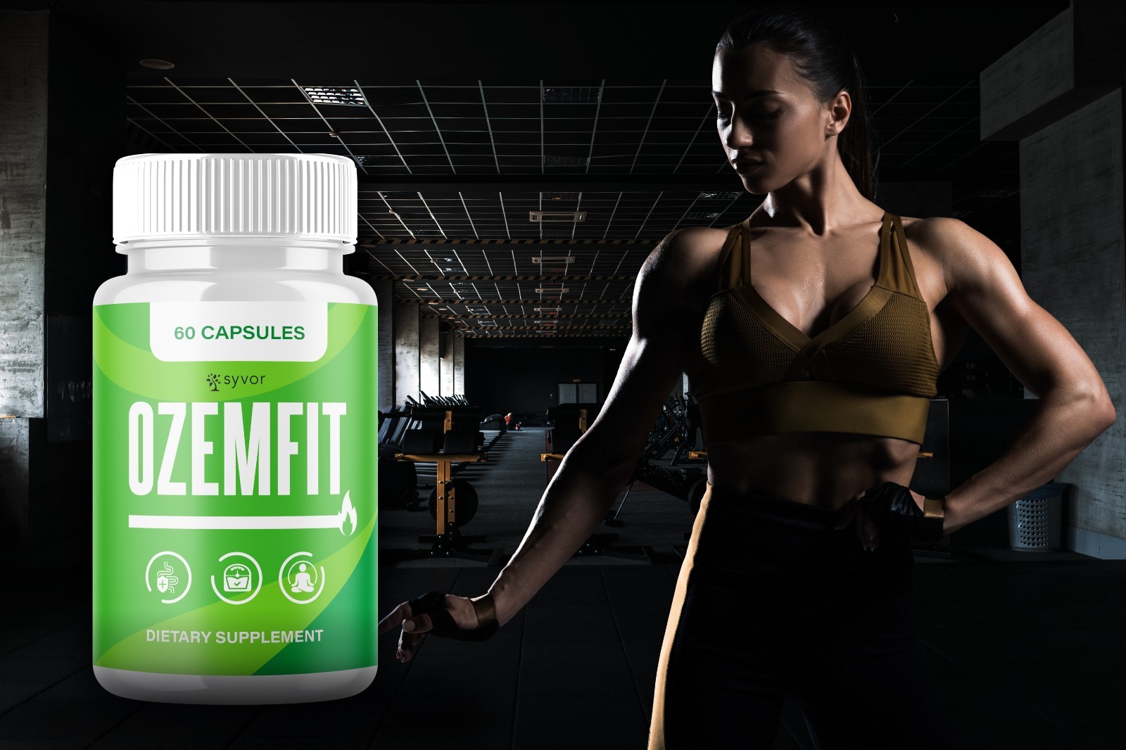 (3 Pack) Ozemfit Advanced Energy & Fitness Support Formula Ozem Fit 180 Capsules