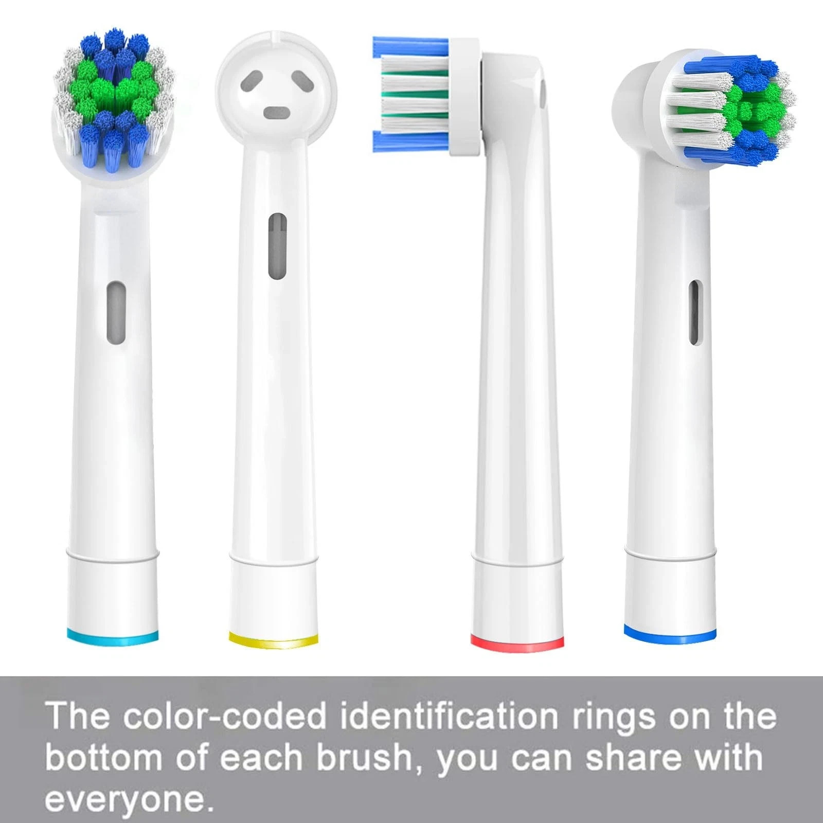 20PCS Precision Electric Toothbrush Replacement Fit For Oral Braun Brush Heads
