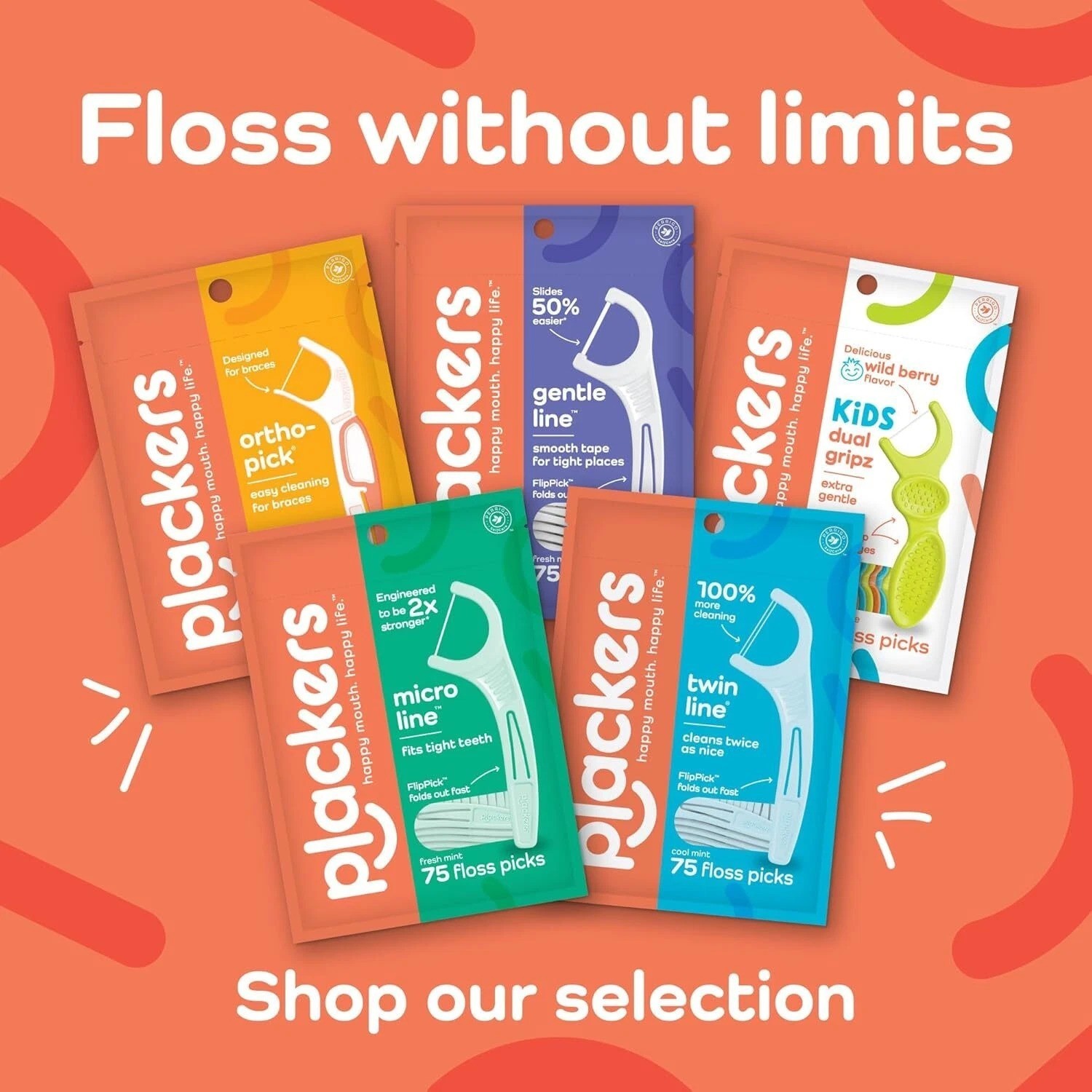 300 CT Plackers Micro Mint Dental Floss Tooth Picks Plastic Oral Teeth Flossers