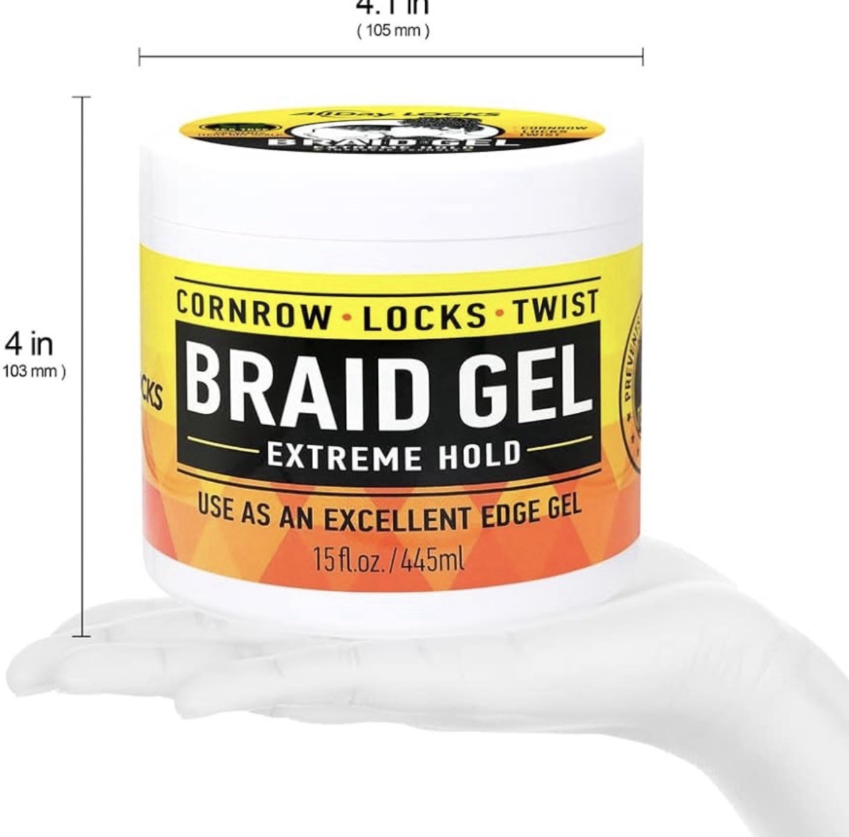 All Day Locks Braid Gel Extreme Hold 15 Oz – “Free Shipping”