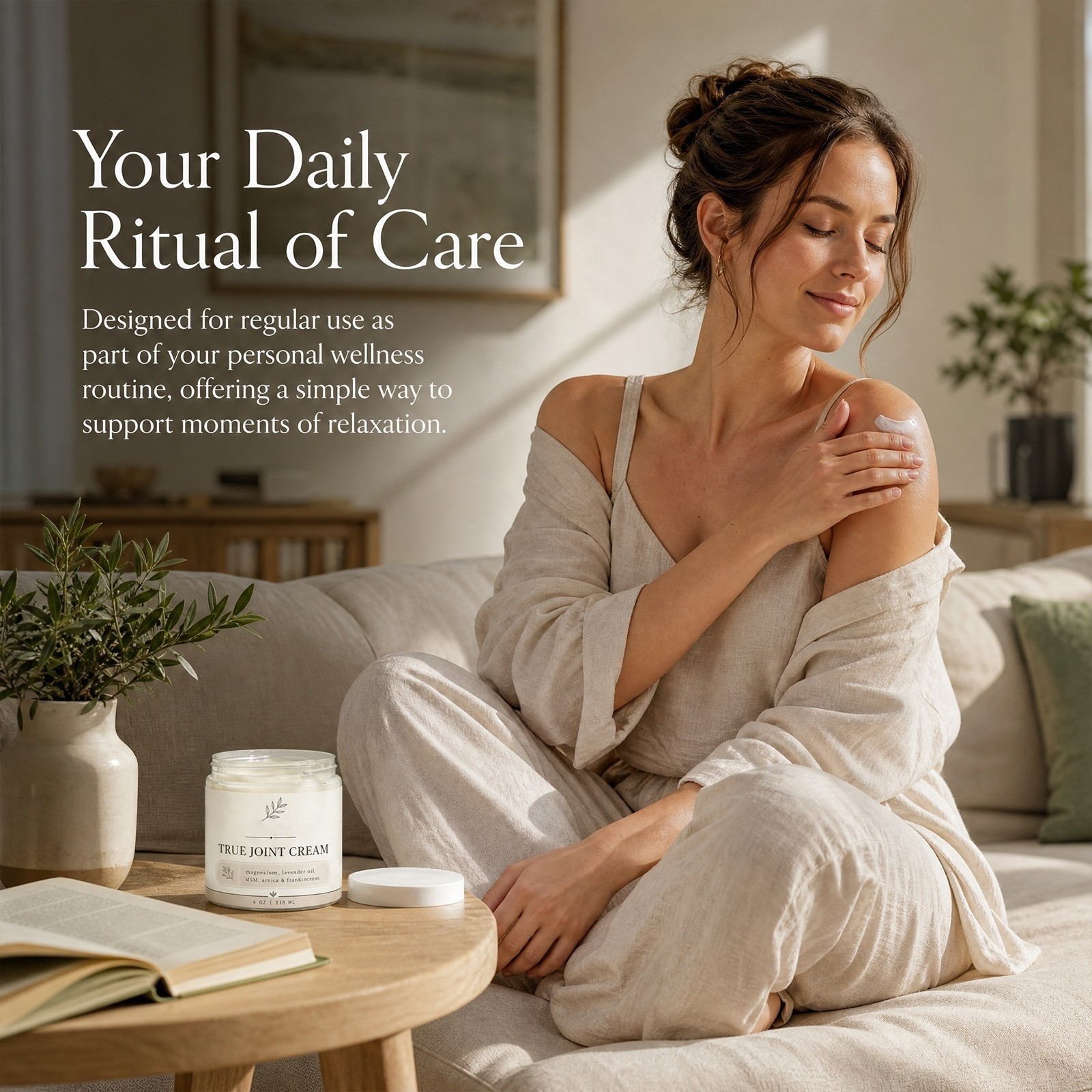 1-3Pack Organics True Joint Cream, Moisturizing Massage Cream for Body Joints