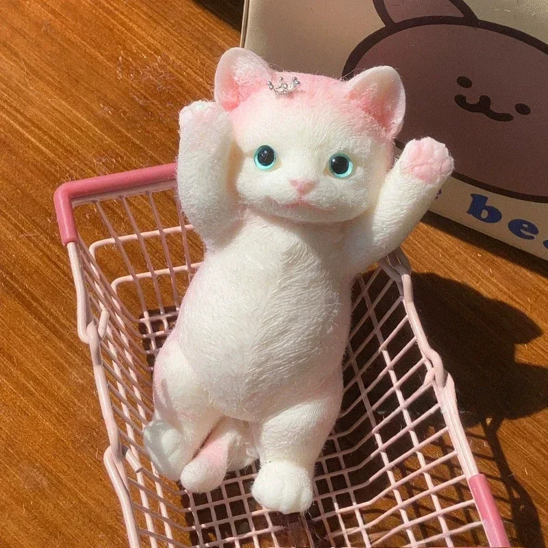 Cat Taba Squishy Animal Fidget, Cute Kawaii Squishies Pinch Family Slow-Rising L