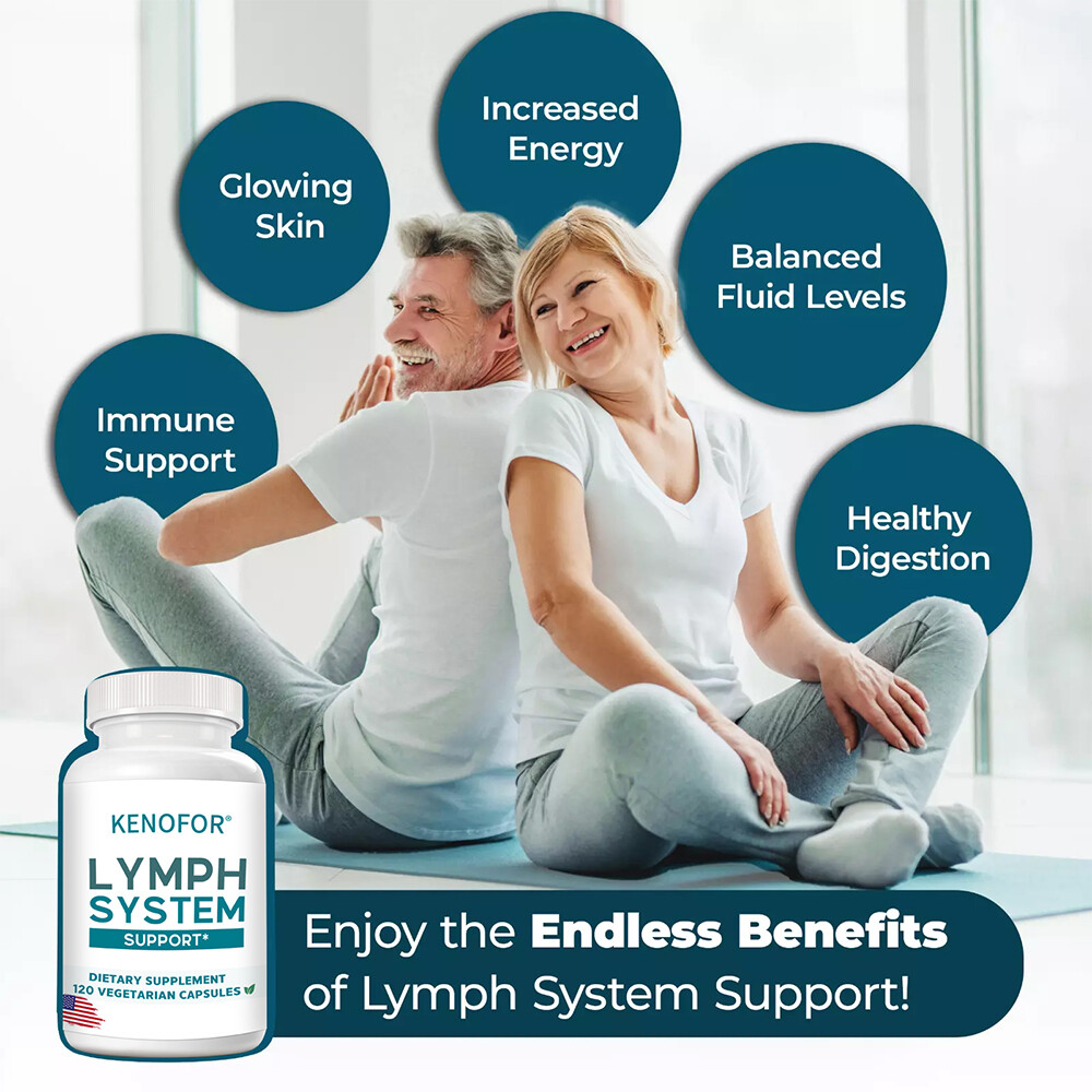 System Assistance Updated Lymph Softgels,Flush Out Toxins,Healthy