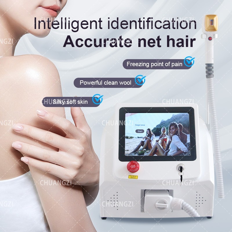 2026 Permanent Painless Ice Titanium Soprano Diode Laser hair removal Machine