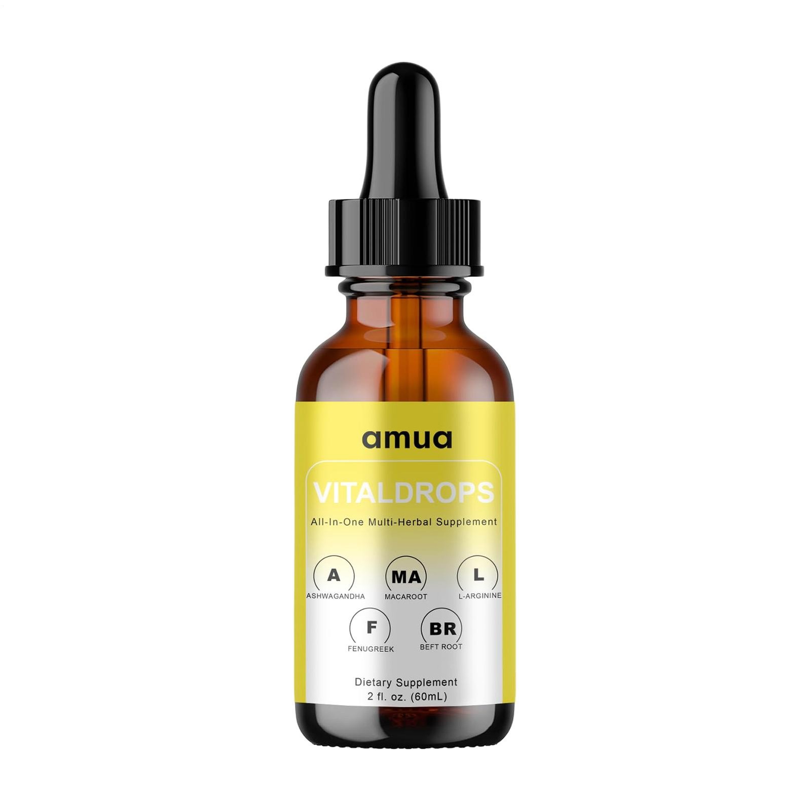 AMUA Vital Drops Organic Herbal Liquid Supports Healthy Weight 60ml